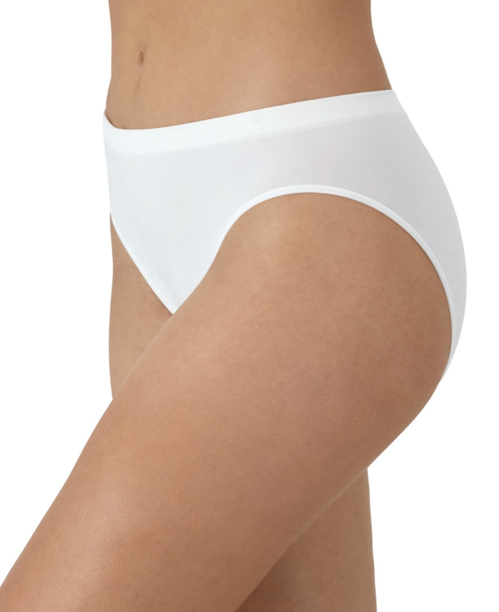 NWT Maidenform Womens Seamless Bikini Underwear WHITE 2XL/9 - Picture 4 of 8
